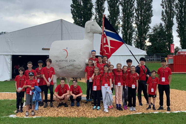 Jugendriege des STV Bremgarten am Turnfest Schofise